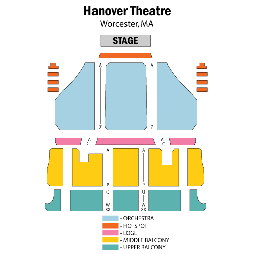 Hanover Theater Worcester Ma Seating Chart